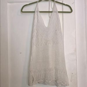 Woven halter top